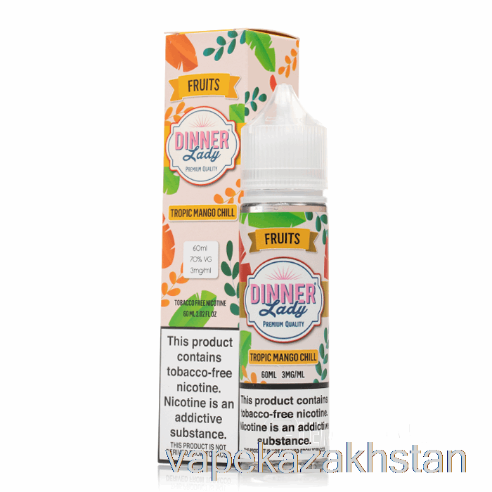 Vape Kazakhstan Tropic Mango Chill - Vape Dinner Lady - 60mL 0mg